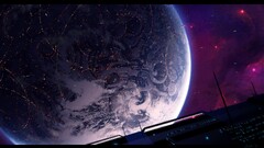 space art planet science fiction