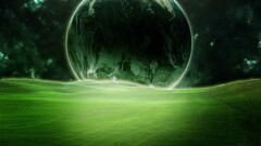 space art planet Space landscape digital art
