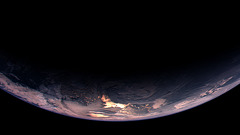 Space Earth digital art planet space art