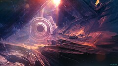 Space Kuldar Leement science fiction digital art futuristic
