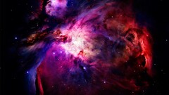Space nebula space art colorful digital art