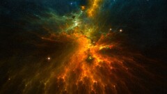 Space nebula Stars space art digital art