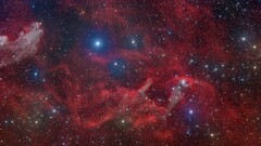 Space shooting stars nebula space art digital art