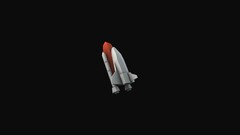 space shuttle digital art
