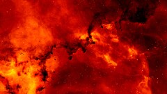 Space space art digital art red