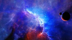 Space space art planet nebula digital art