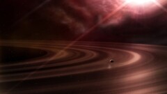 Space space art planet planetary rings digital art