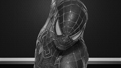 Spider-Man monochrome superhero Simple Background