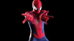 Spider-Man superhero Simple Background black background