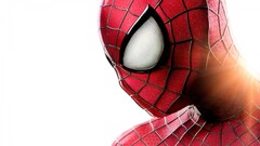 Spider-Man white background sunlight