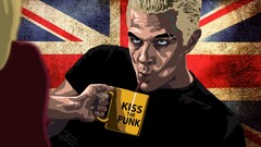 Spike (character) flag Buffy the Vampire Slayer Vampires mugs