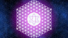 spiritual artwork colorful grid texture Digital Glowing