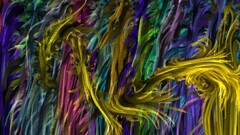 splashes colorful shapes digital art