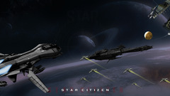star citizen Space planet spaceship Retaliator video games