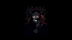 star wars Darth Vader sith Minimalism artwork
