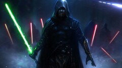 star wars jedi lightsaber sith artwork Luke Skywalker