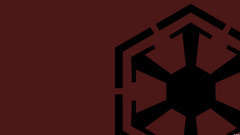 star wars logo Minimalism red background