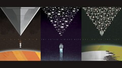 star wars movie-poster collage science fiction artwork