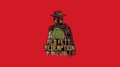 star wars red dead redemption boba fett artwork humor