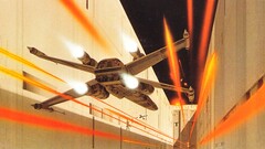 star wars X-Wing science fiction Death Star concept art