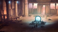stargate artwork ancient ruins Egypt TV series science fiction