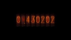 steins gate Anime time travel Divergence Meter Nixie Tubes