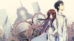 steins gate makise kurisu okabe rintarou Anime anime boys
