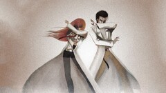 steins gate makise kurisu okabe rintarou Anime anime boys
