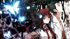 steins gate okabe rintarou makise kurisu Anime anime girls