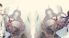 steins gate okabe rintarou makise kurisu anime girls Anime