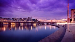 stockholm cityscape night