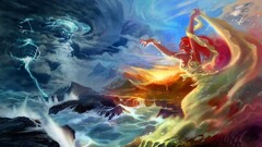 storm artwork fantasy girl fantasy art