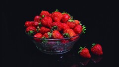 strawberries food fruit red berries