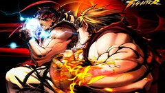 street fighter Ryu (Street Fighter) Ken (Street Fighter) muscles