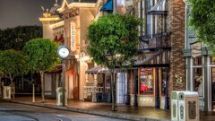 street hdr Disneyland