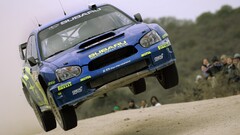 subaru impreza Subaru rally cars wrc flying