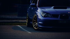 Subaru Sti Car vehicle blue cars