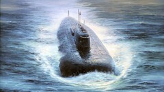 submarine vehicle military artwork