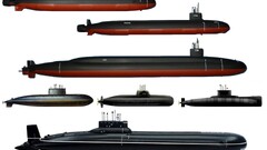 submarine vehicle military infographics SSBN Typhoon
