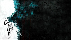 suicide Anime butterfly artwork gun anime girls