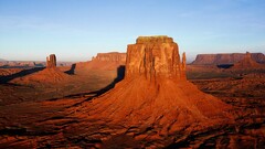 sun desert Mountains nature USA rock