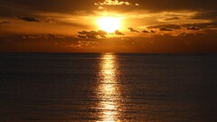 sunlight Sea sunset water Australia nature