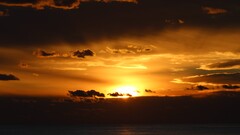 sunlight Sea sunset water Australia nature