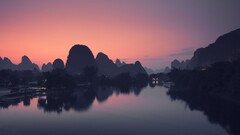 sunset Island sunlight