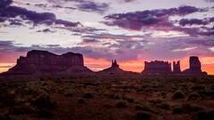 sunset landscape desert Utah nature sunlight sky clouds