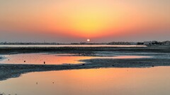 sunset landscape sunlight