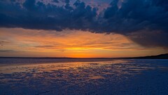 sunset nature sky clouds sunlight