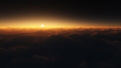 sunset sky clouds nature sunlight