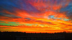 sunset sky sunlight clouds
