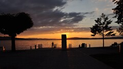 sunset switzerland Sea